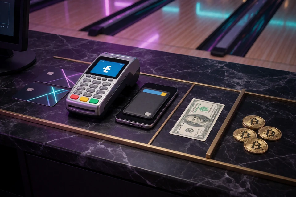Geordnete Karten-, Bank-, Wallet-, Gutschein- und Krypto-Symbole zur Pr&uuml;fung der DudeSpin-Zahlungsmethoden